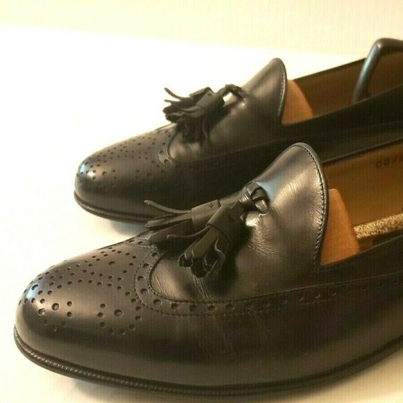 Ferragamo Studio Wing Tip Tassel Loafers 9.5D main image 7